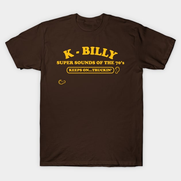 K-Billy Super Sounds of the 70's T-Shirt by tsengaus